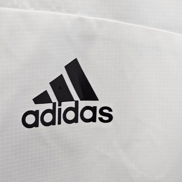 ADIDAS Women's Aeroready White and Black Windbreaker Running Jacket Size Small - Picture 3 of 12